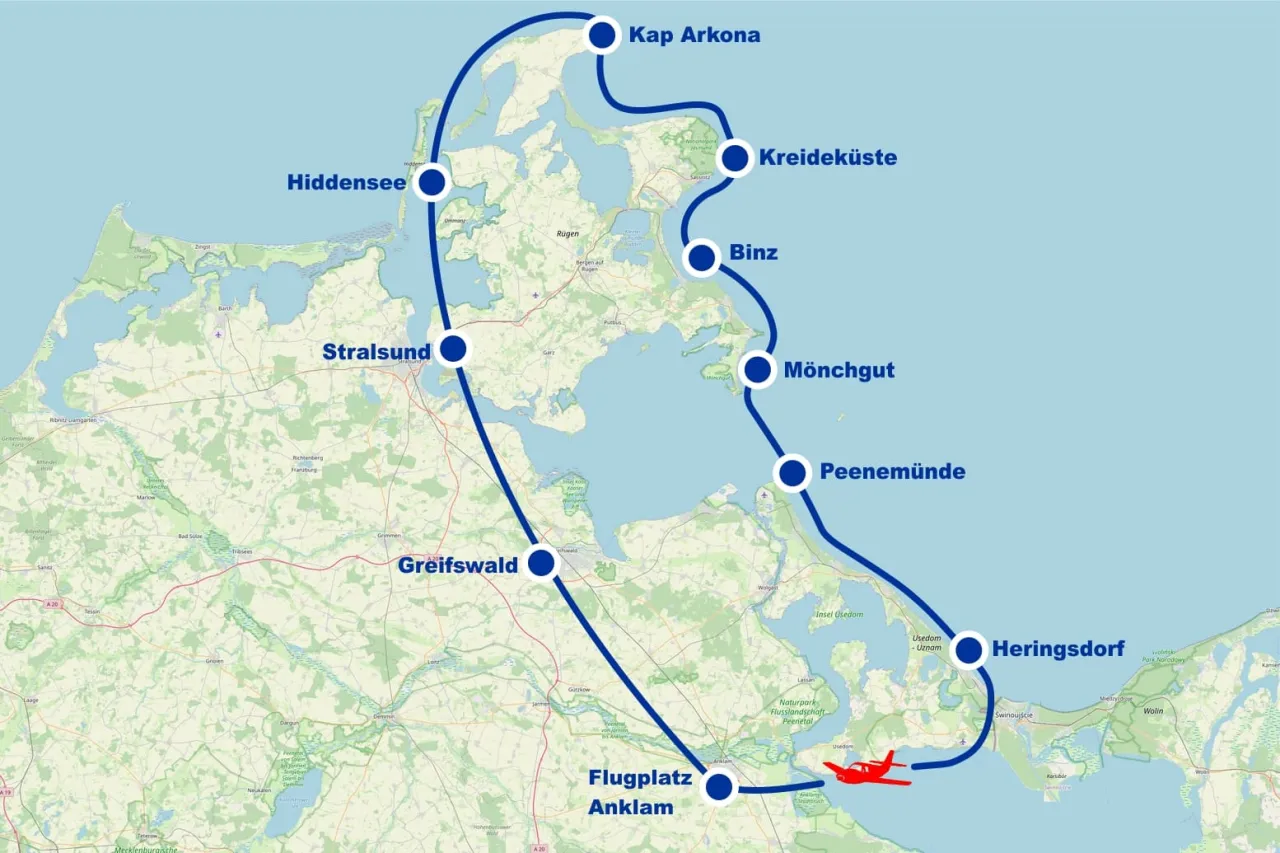 Karte Rügen Usedom Seebäder