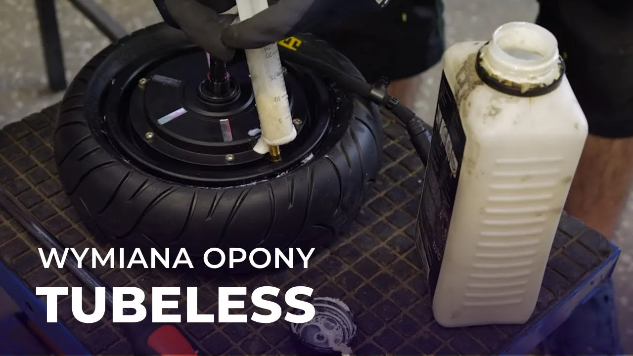 Rozwiązywanie problemów montaż opony bezdętkowej hulajnoga
