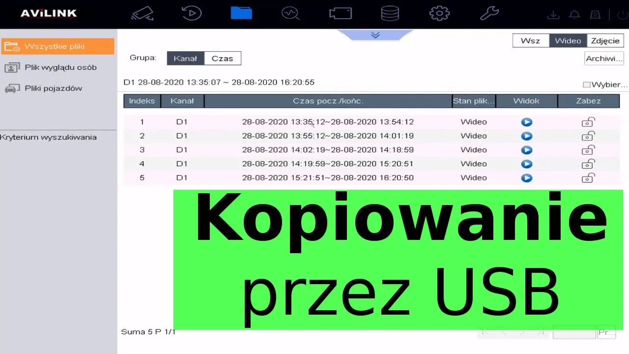 Zdjęcie Jak zgrać nagranie z monitoringu na pendrive bez problemów