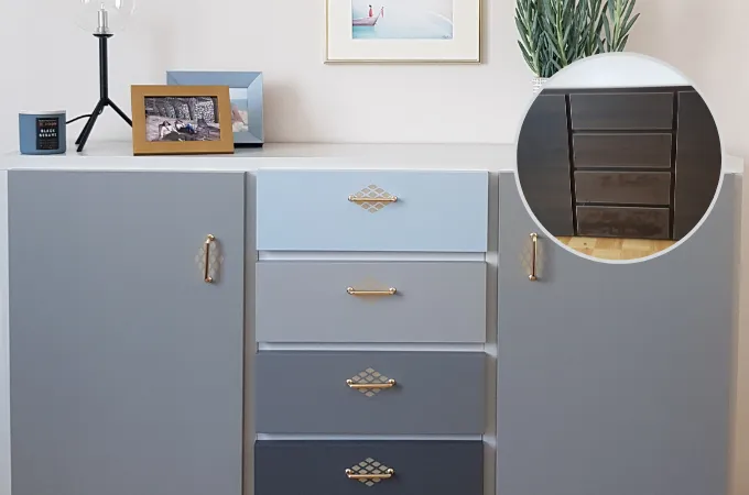 przygotowanie mebli okleinowanych do malowania