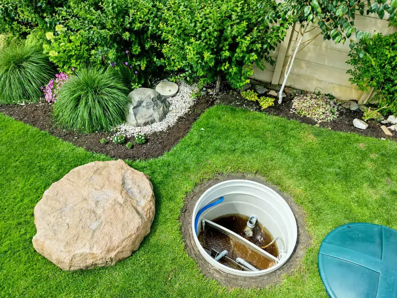 przydomowa oczyszczalnia ścieków w ogrodzie