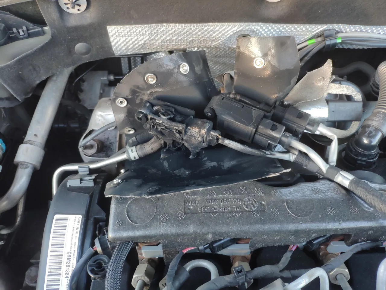 czujnik r&oacute;żnicy ciśnień DPF przewody, uszkodzony czujnik DPF