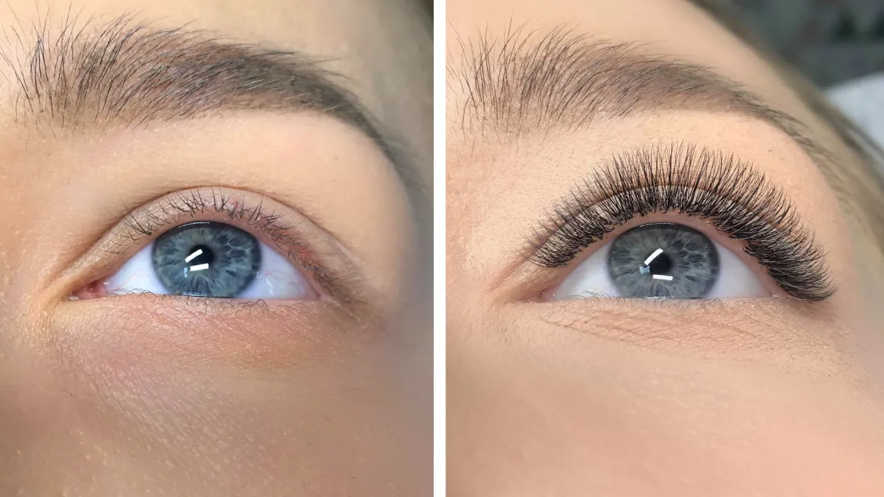naturalne rzęsy po zdjęciu przedłużanych