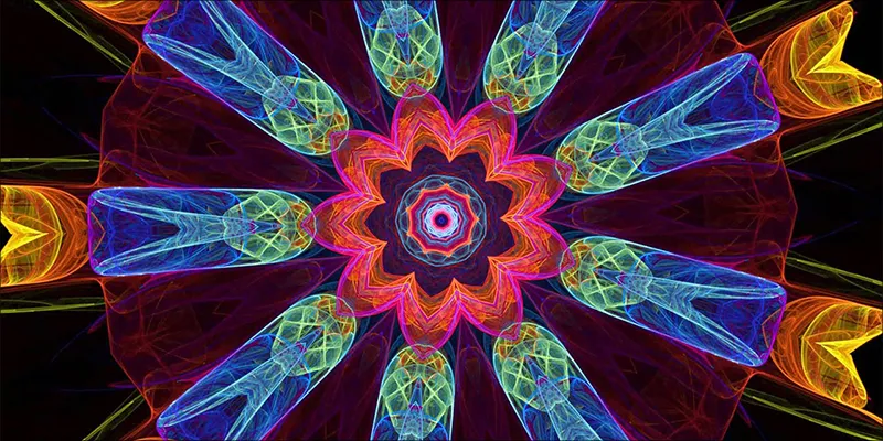 wzory geometryczne halucynacje