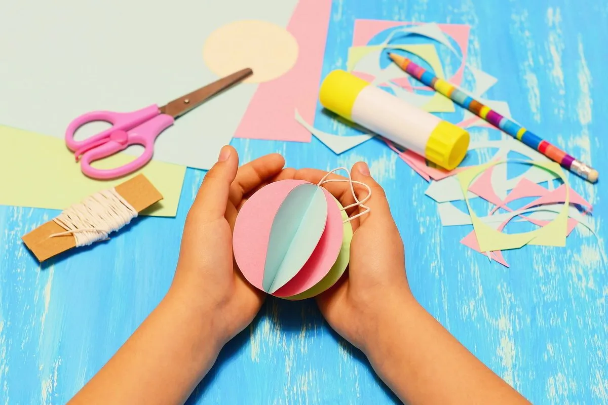 bombka 3d z papieru krok po kroku