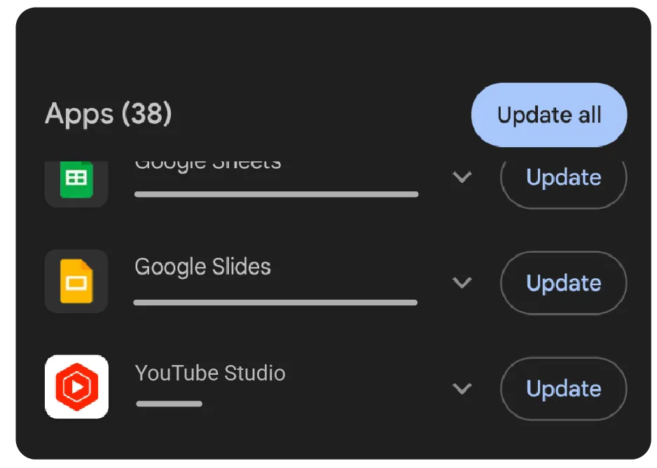 Aktualizacja YouTube Android Google Play