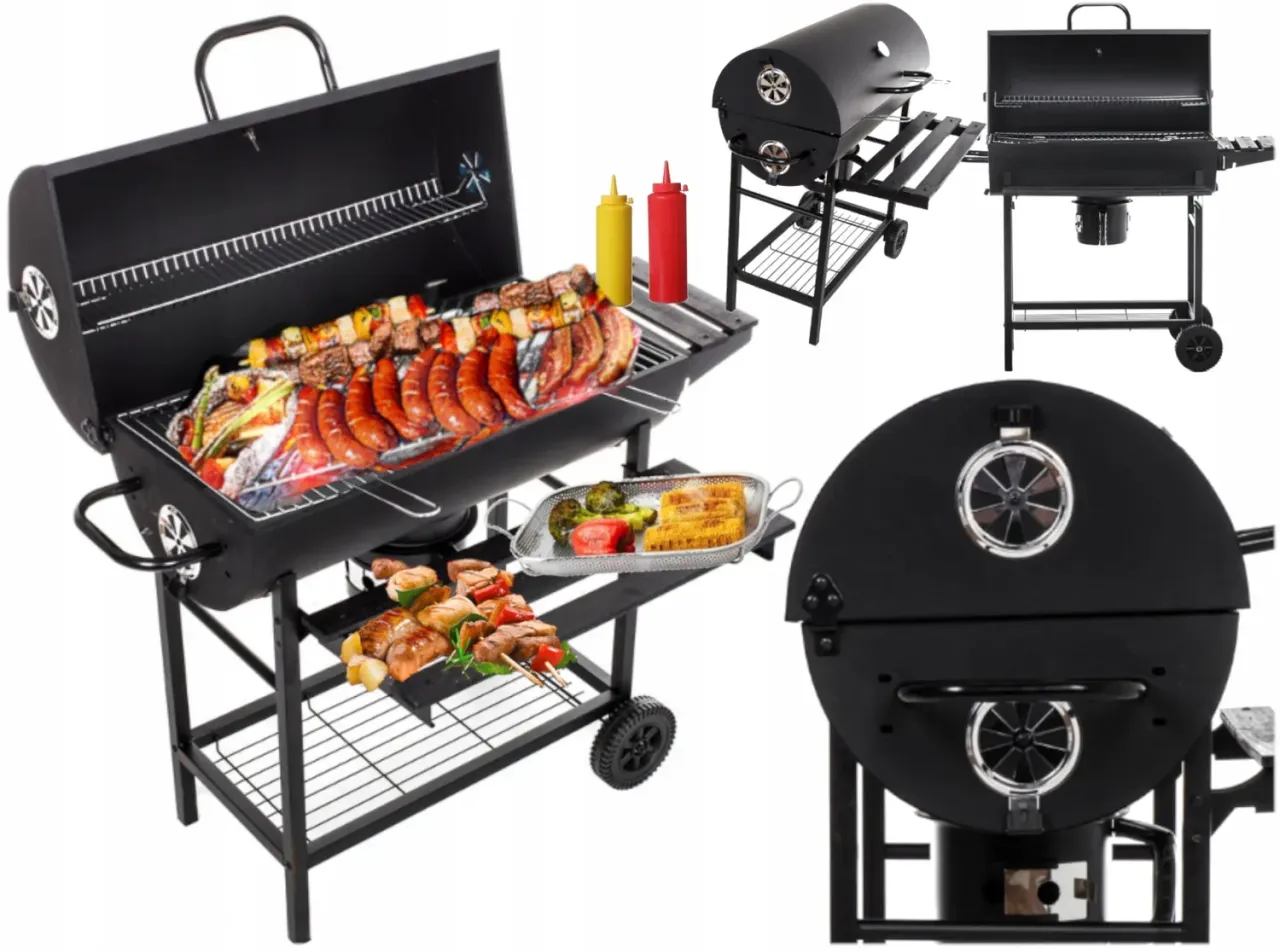 Profesjonalny grill węglowy do restauracji, typy ruszt&oacute;w