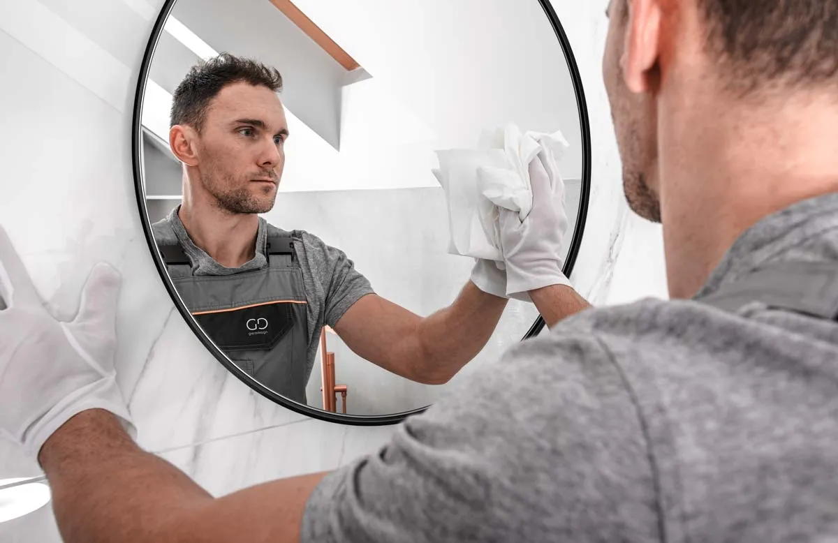 domowe sposoby na czyszczenie luster, ocet do luster