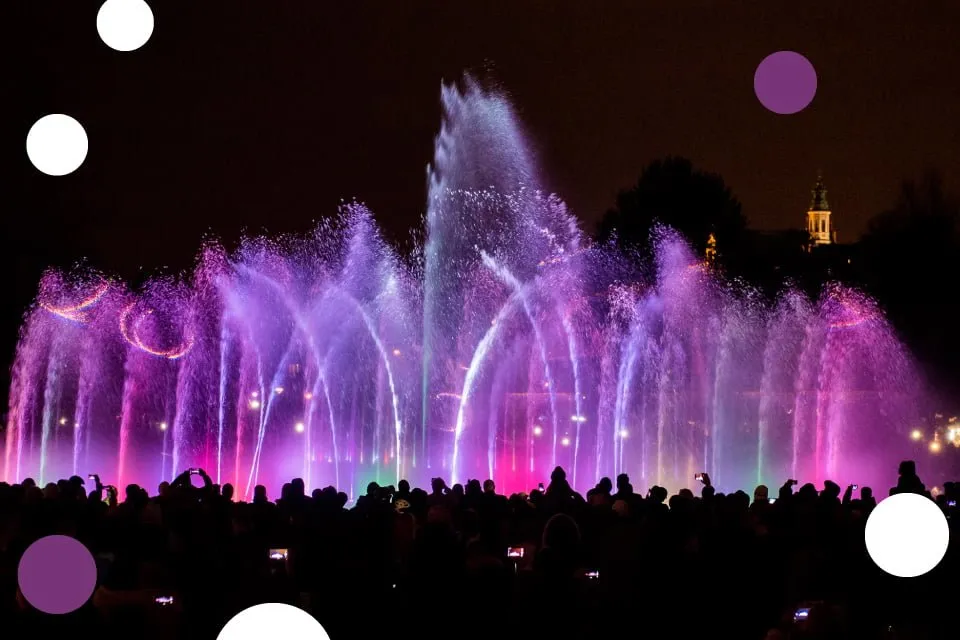 Multimedialny Park Fontann pokaz