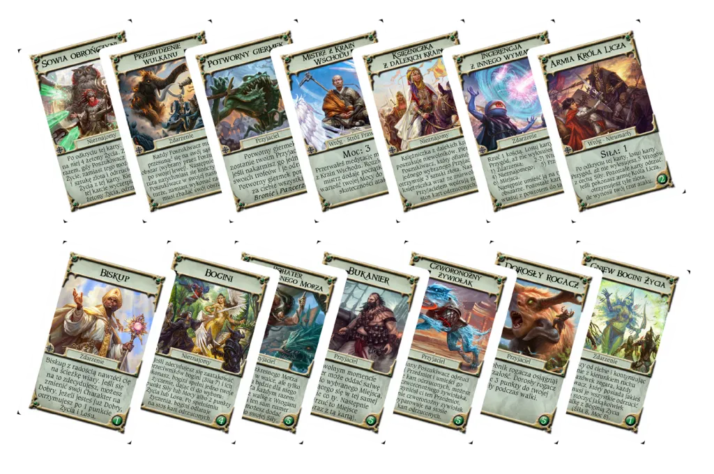 Magia i Miecz dodatki karty przygód