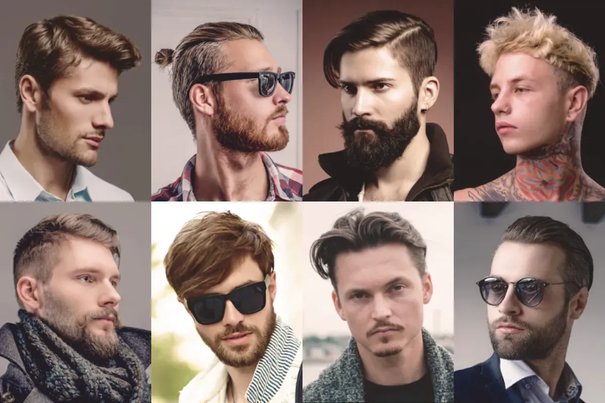 męskie fryzury do r&oacute;żnych kształt&oacute;w twarzy