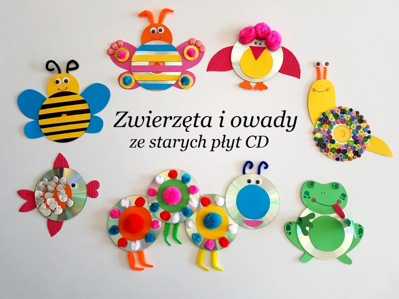 kreatywne wykorzystanie płyt CD DIY