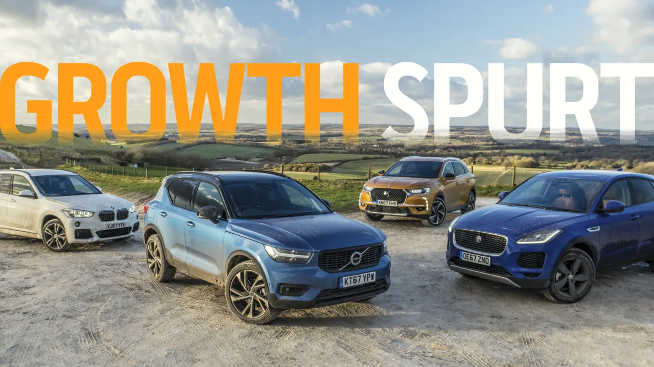 Jaguar E-Pace kontra BMW X1 Audi Q3 Volvo XC40 porównanie
