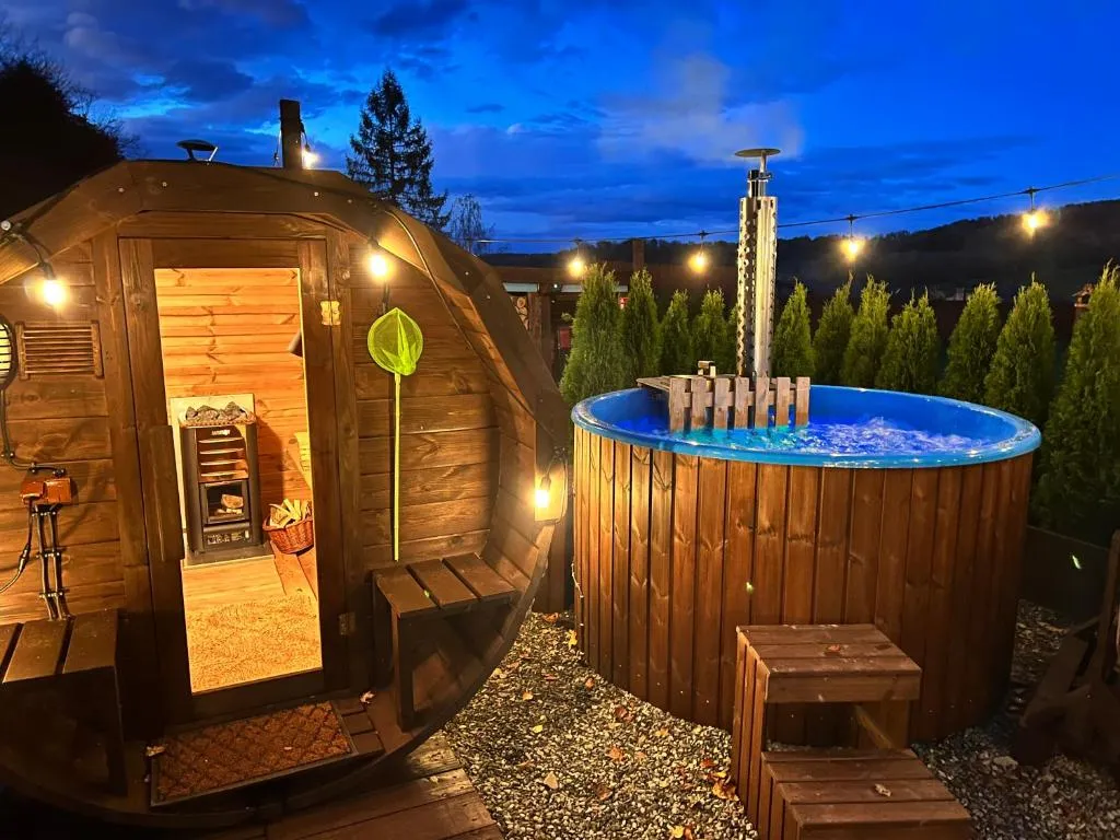 Nowoczesne domki w Bieszczadach z jacuzzi