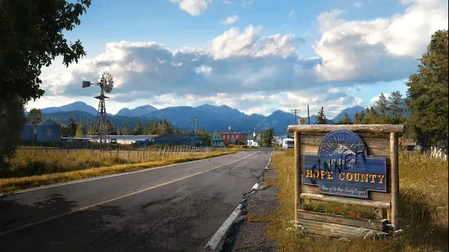 Far Cry 5 Hope County krajobraz
