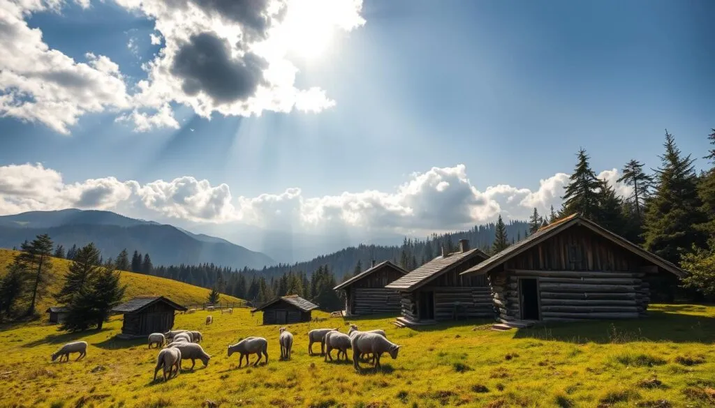 Bac&oacute;wka Hala Barankowa sery oscypki