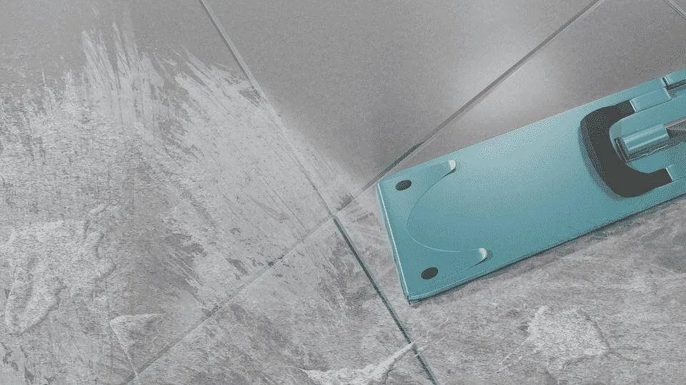 Usuwanie nalotu cementowego z płytek