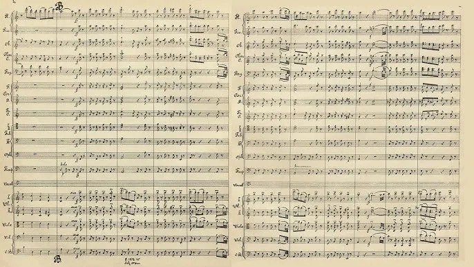 Strona tytułowa starej partytury Moniuszki Bajka