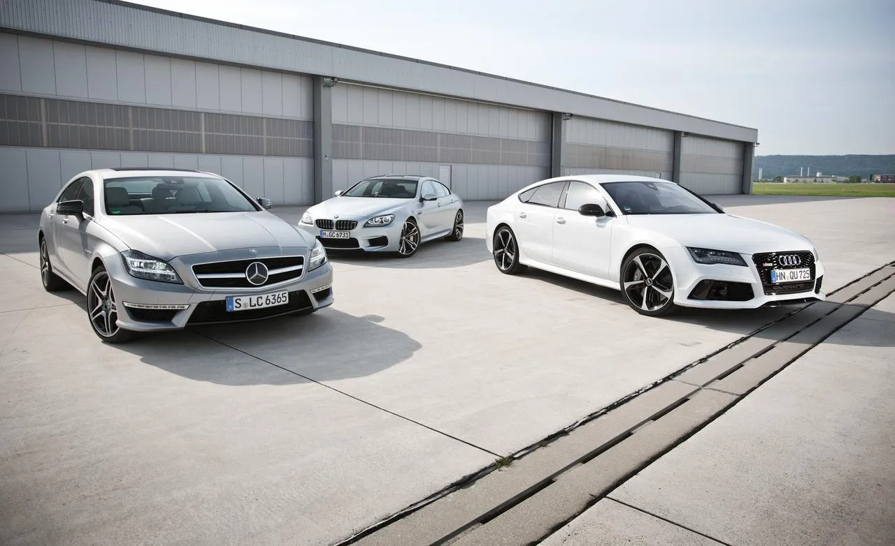 Mercedes CLS 63 AMG vs Audi RS7 vs BMW M6 Gran Coupe