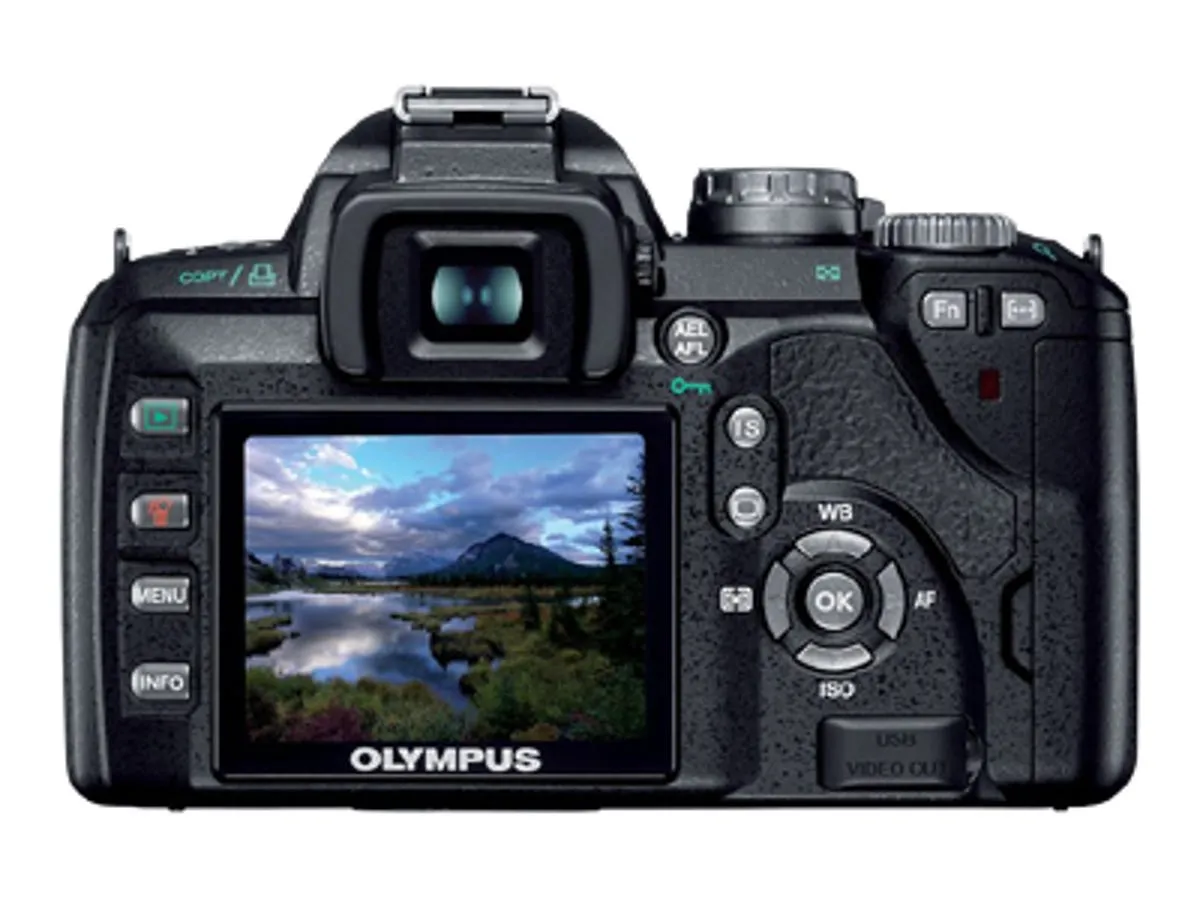 Olympus E-510 body front view