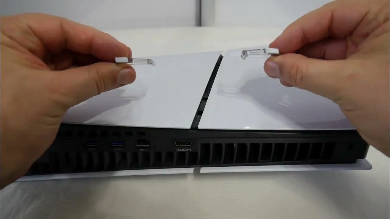 PlayStation 5 Slim poziome stopki montaż