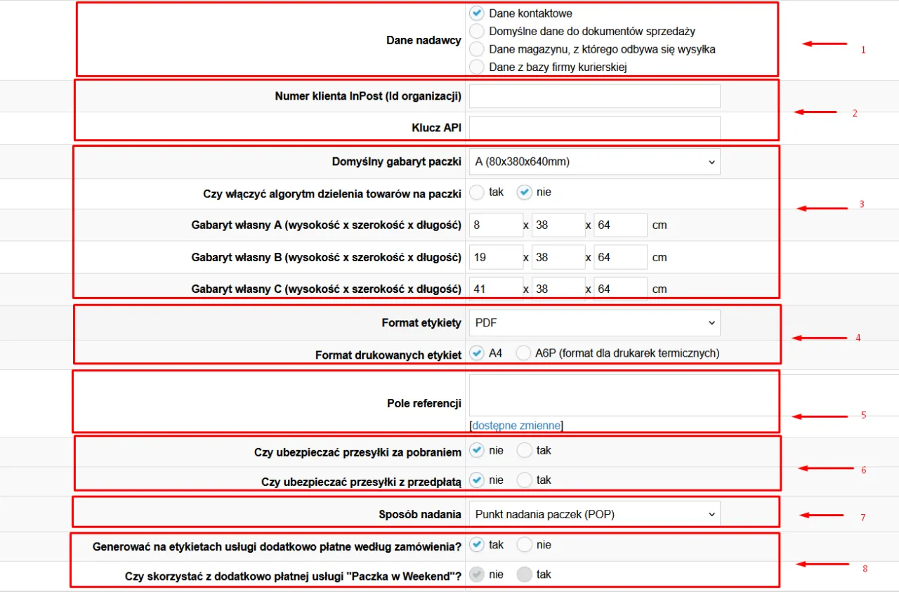 Mapa Paczkomat&oacute;w InPost Polska lub kurier InPost z paczką