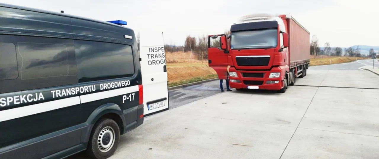 Kontrola hamulc&oacute;w ciężar&oacute;wki ITD