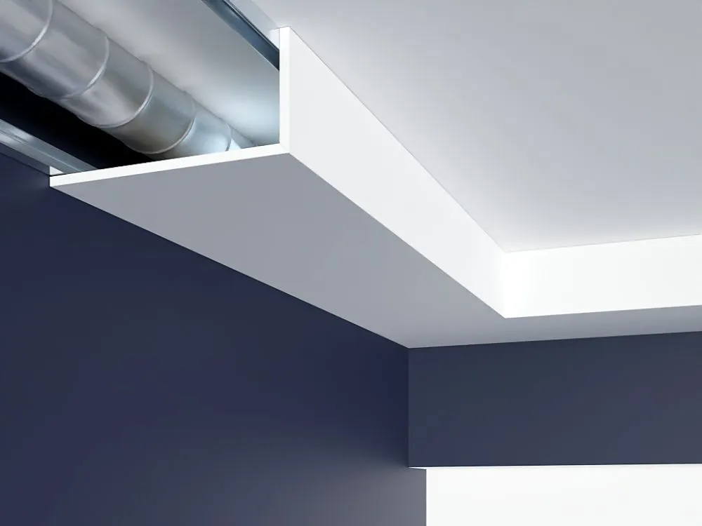 zabudowa rur z karton gipsu w łazience gotowy projekt