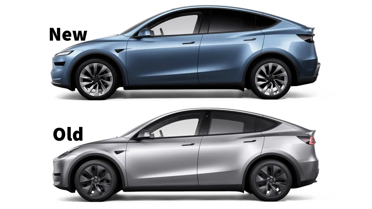 Tesla Model Y Juniper vs Old Model Y comparison