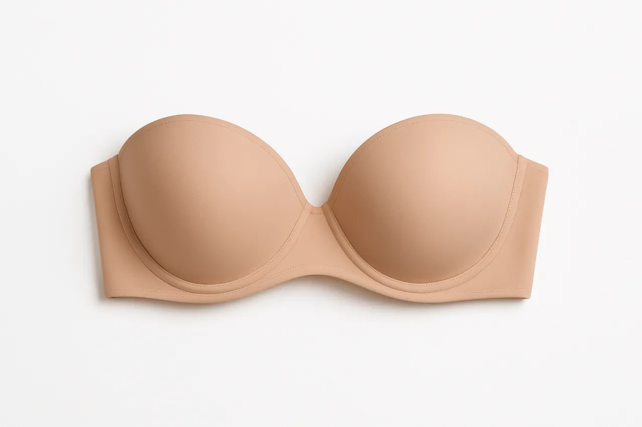 biustonosz bez ramiączek duży biust budowa