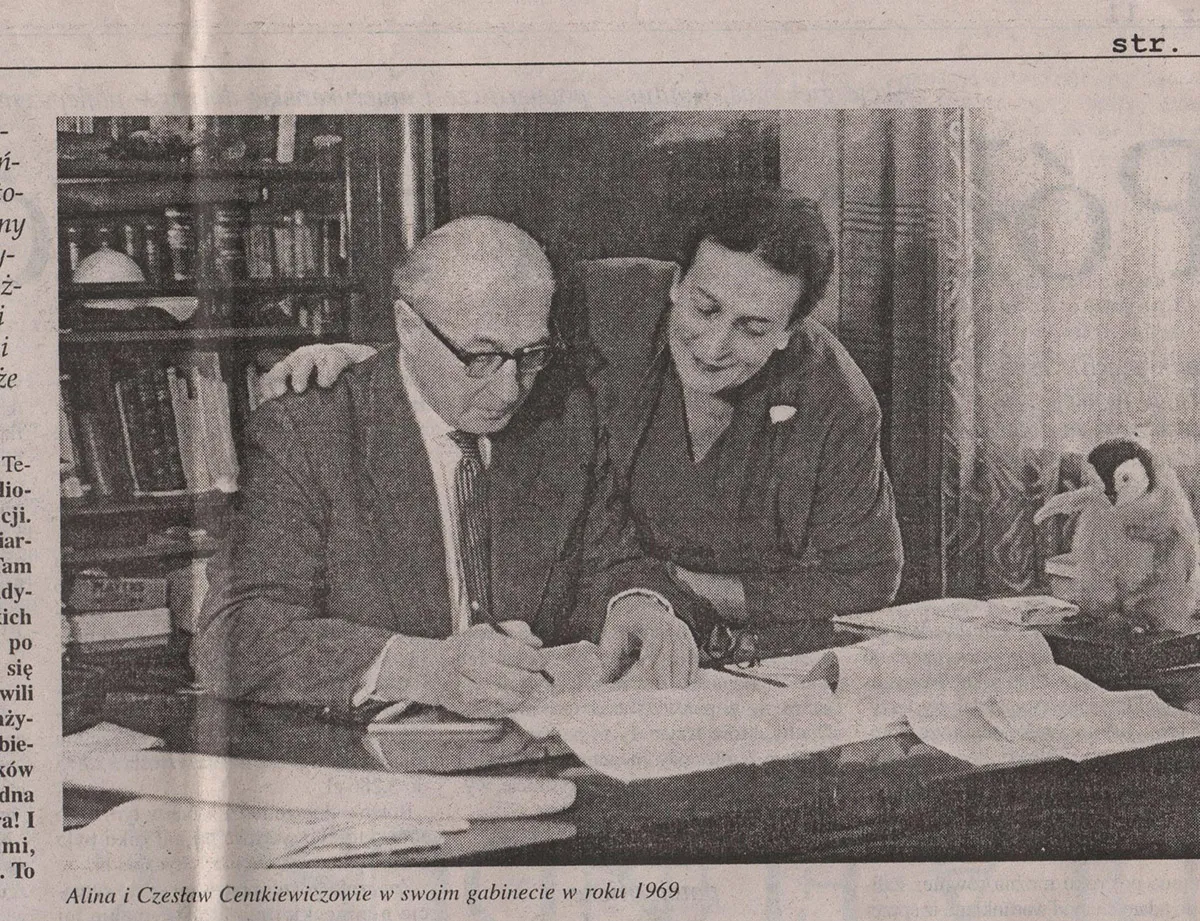 Alina i Czesław Centkiewiczowie portret
