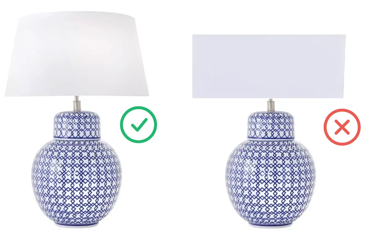 R&oacute;żne kształty abażur&oacute;w do lamp