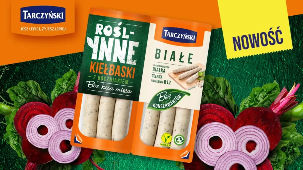 r&oacute;żne marki kiełbas wegetariańskich Polska