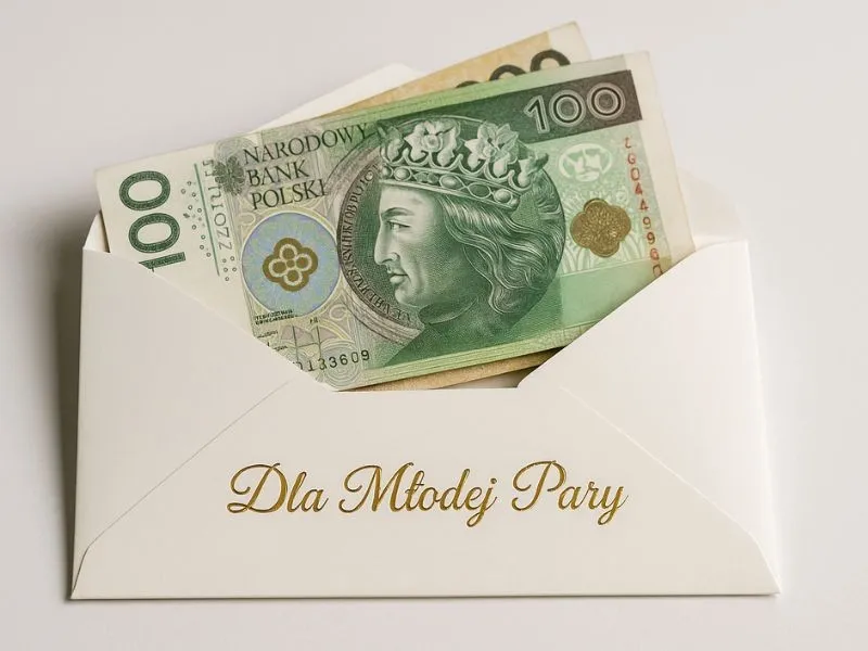ile pieniędzy do koperty na wesele infografika