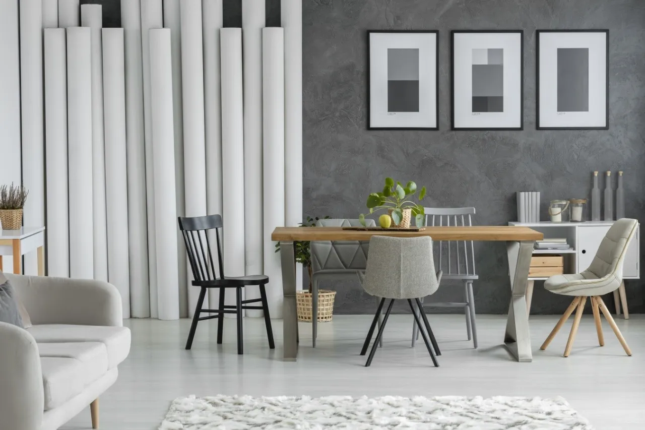 Różne typy krzeseł w aranżacji wnętrz