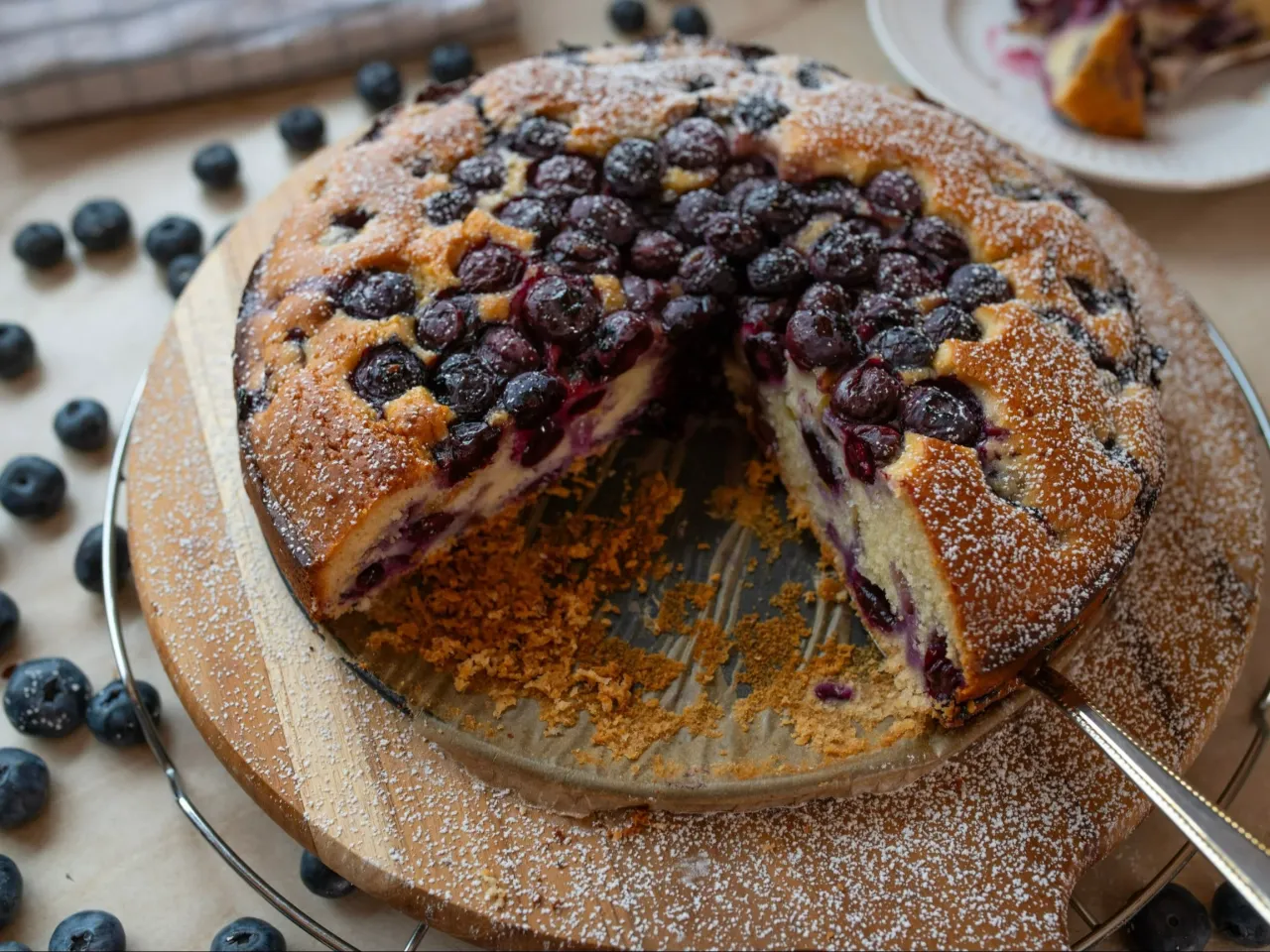 Pyszne ciasta z owocami, idealne na letnie popołudnie. Ten przepis na ciasto z jagodami zachwyci każdego.