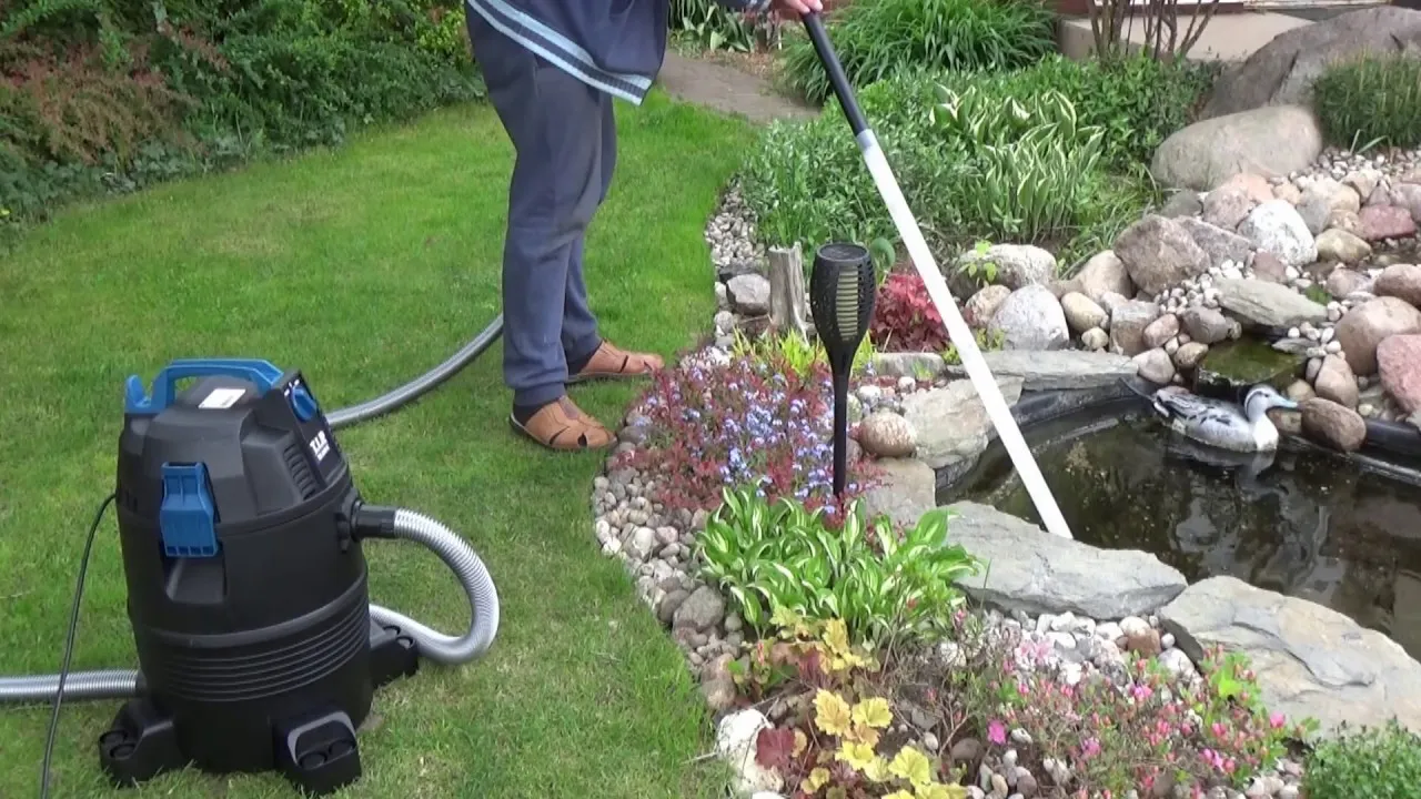 czyszczenie filtra odkurzacza do oczka wodnego