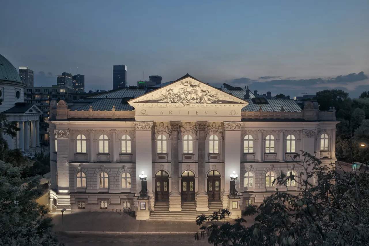 Zachęta Narodowa Galeria Sztuki fasada