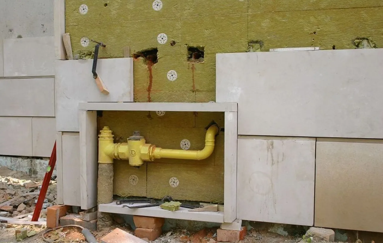 schemat procesu podłączenia gazu do domu