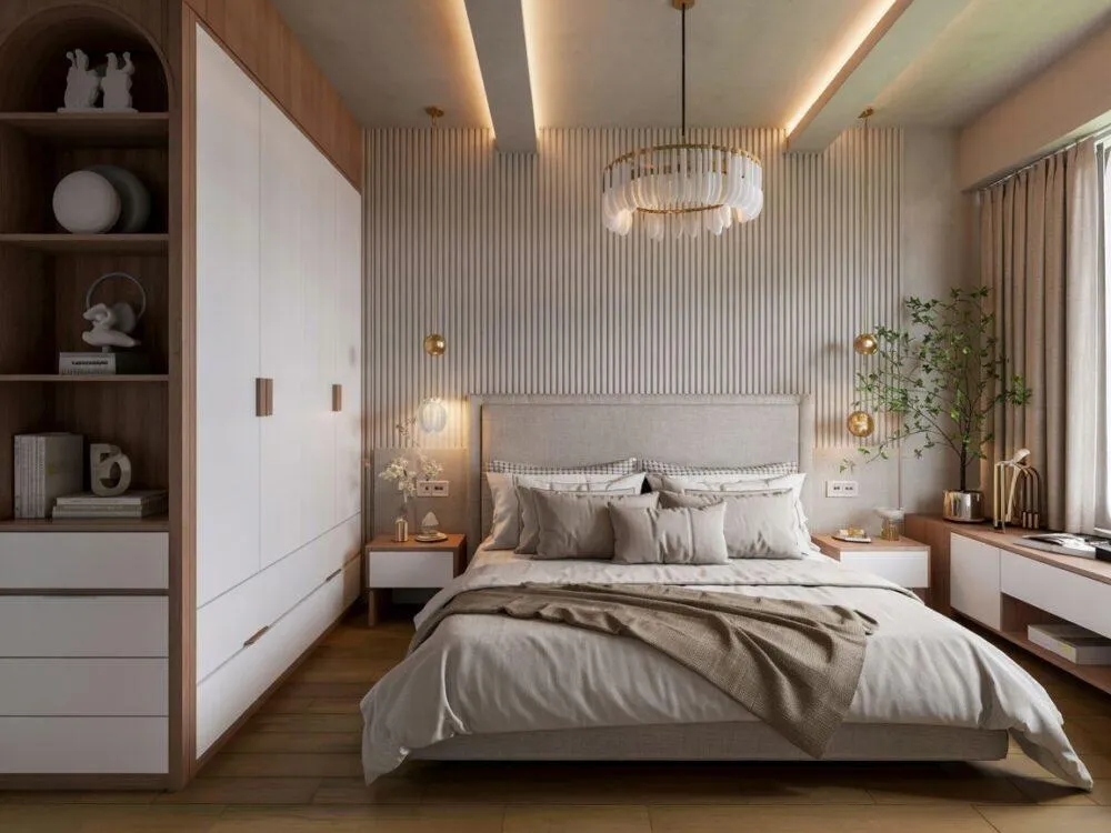 żyrandole do małej sypialni proporcje