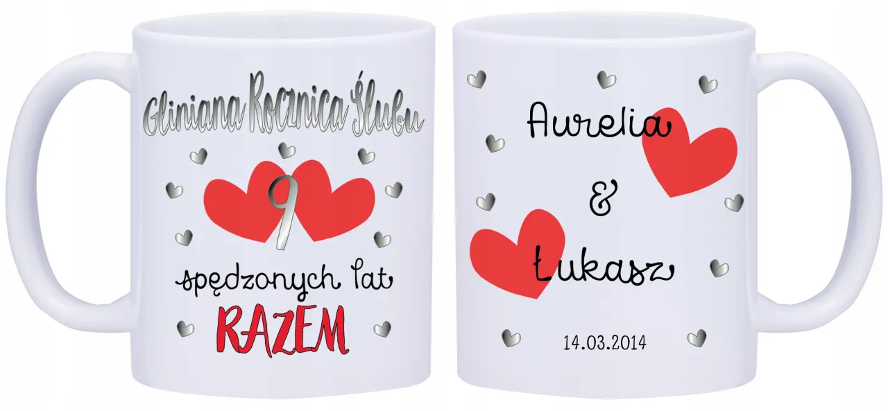 prezenty gliniana rocznica ślubu ceramika