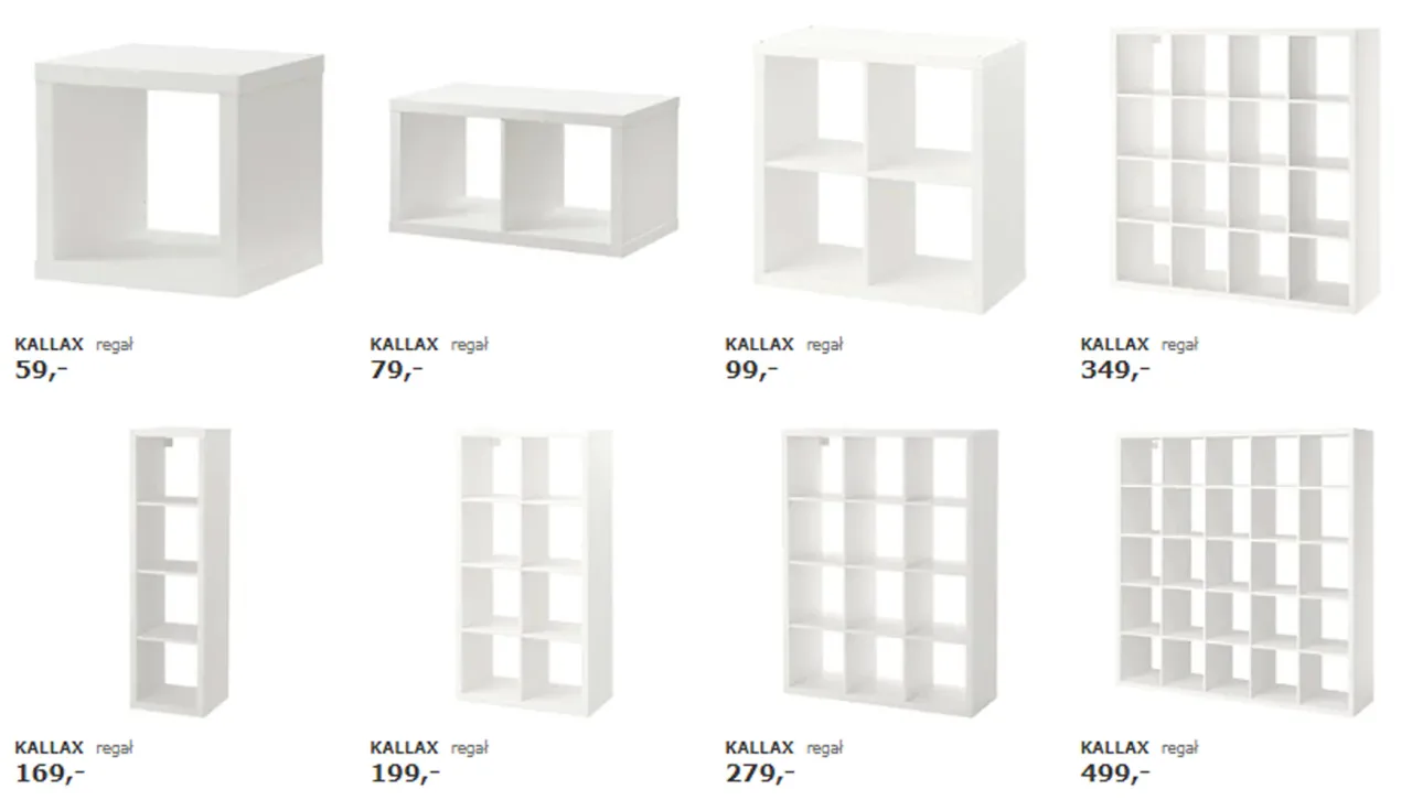 alternatywy regał Kallax
