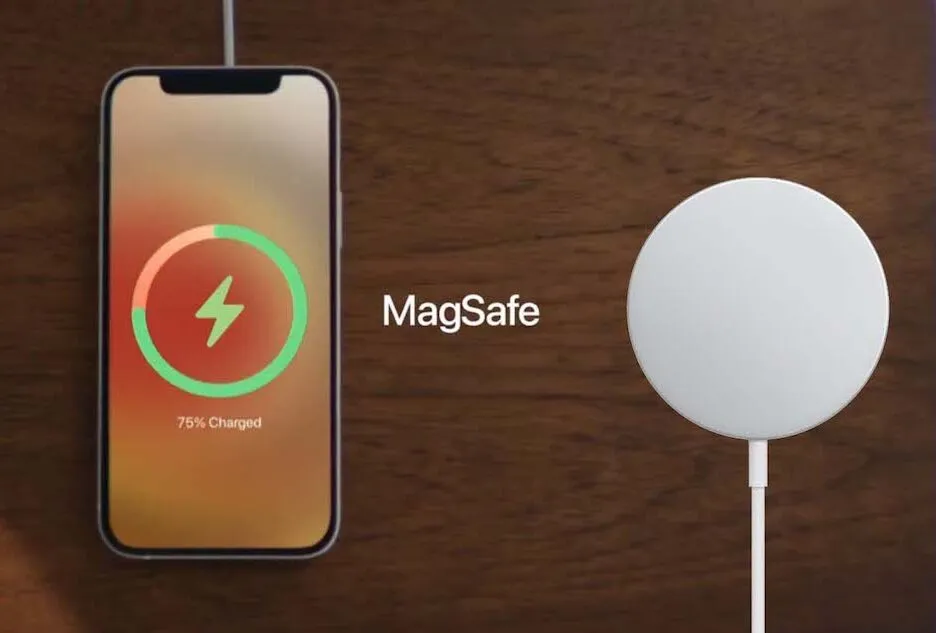 Ładowanie bezprzewodowe iPhone MagSafe