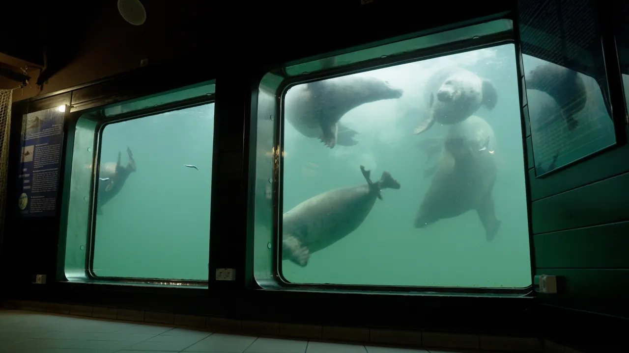 Akwarium Gdyńskie MIR-PIB wnętrze