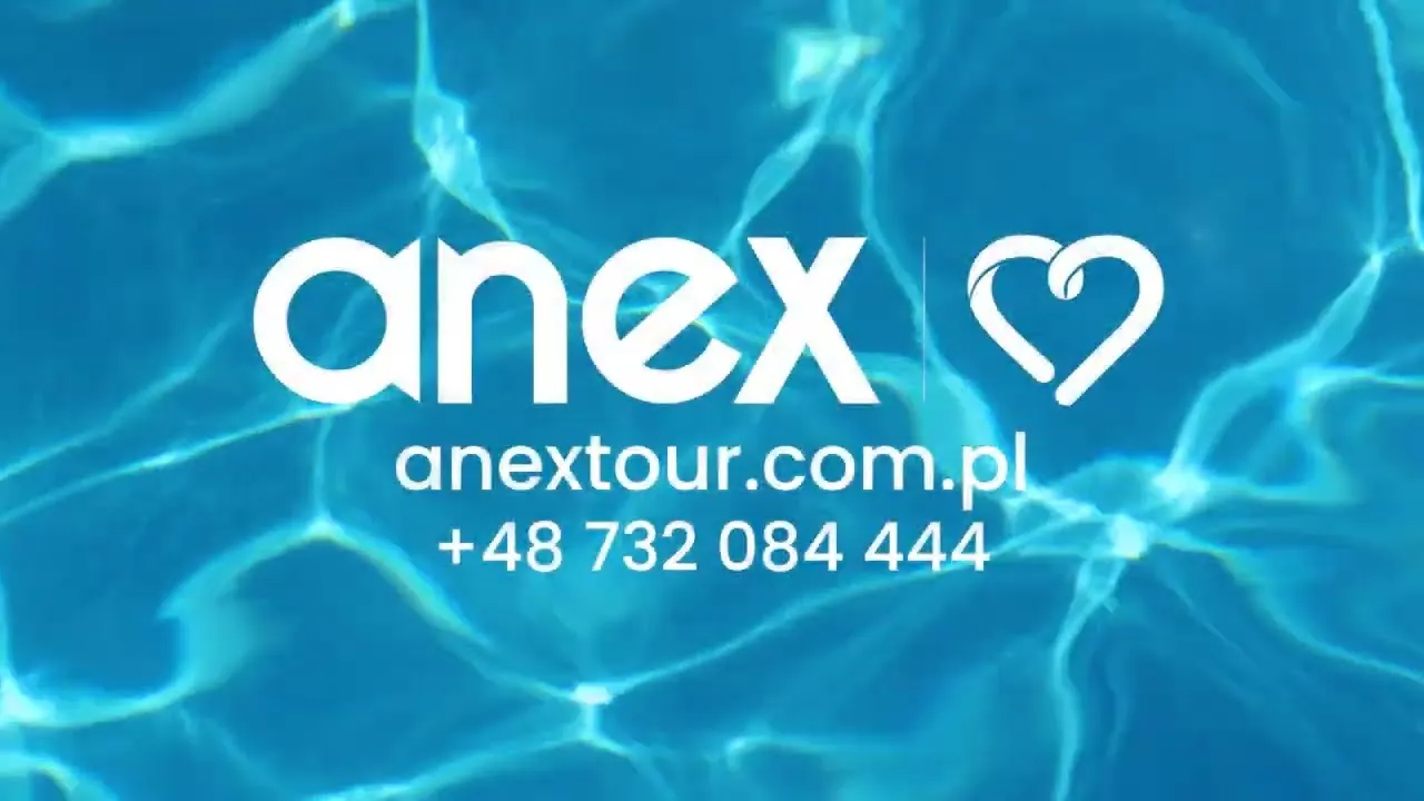 Mapa popularnych kierunków wakacyjnych Anex Tour