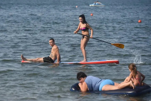 Sporty wodne jezioro śląskie