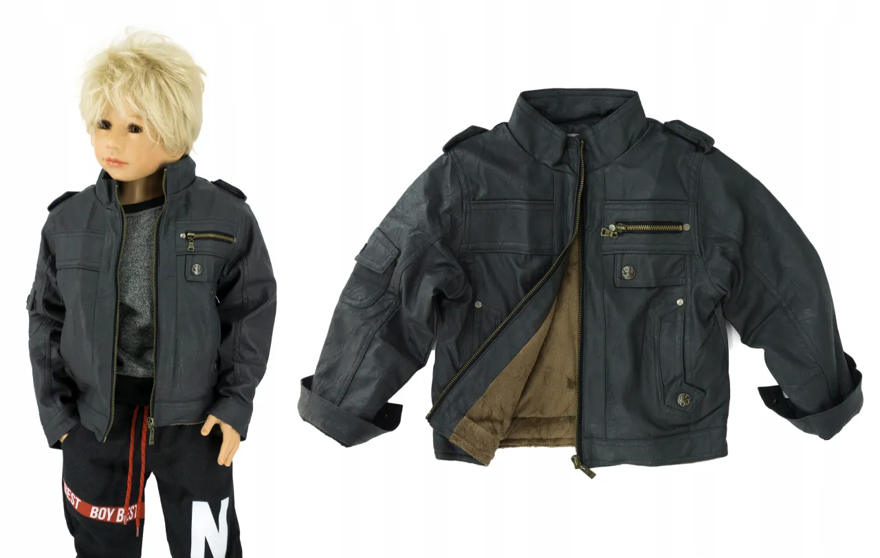 kurtka skórzana dla chłopca eko skóra vs naturalna