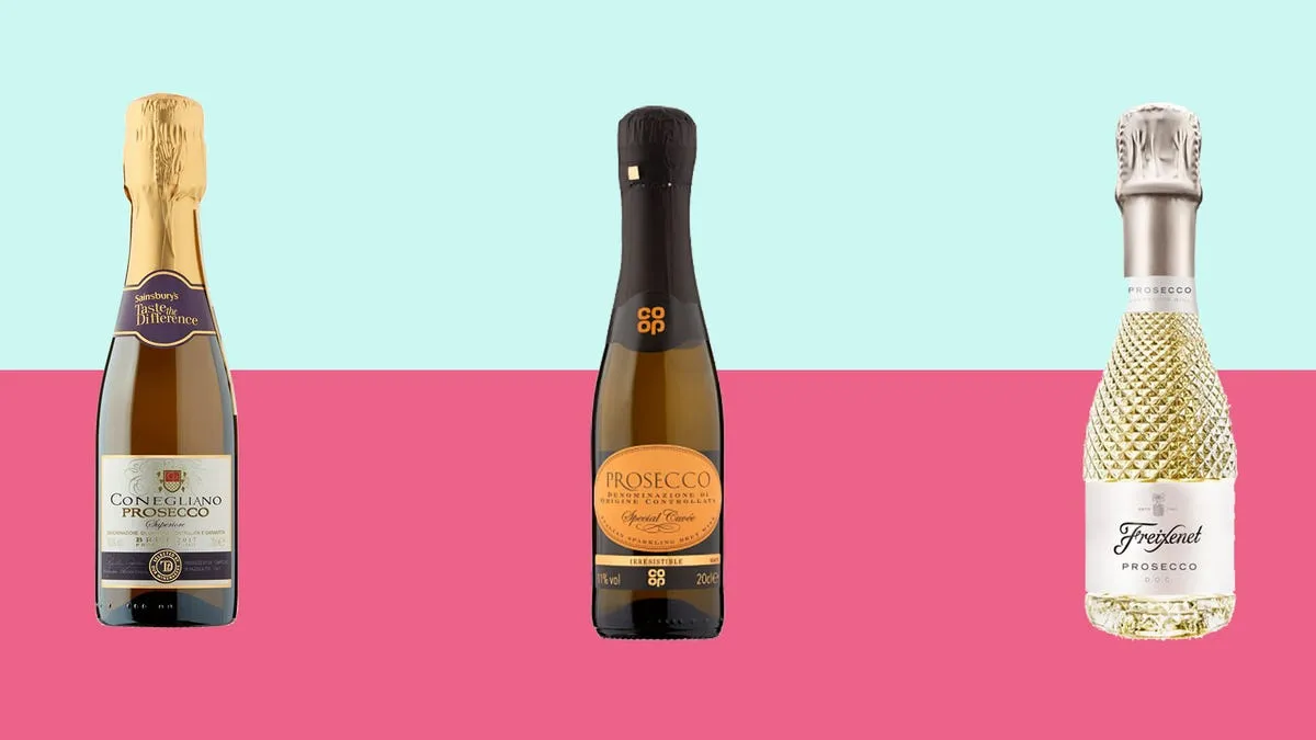 różne rodzaje mini win prosecco spokojne