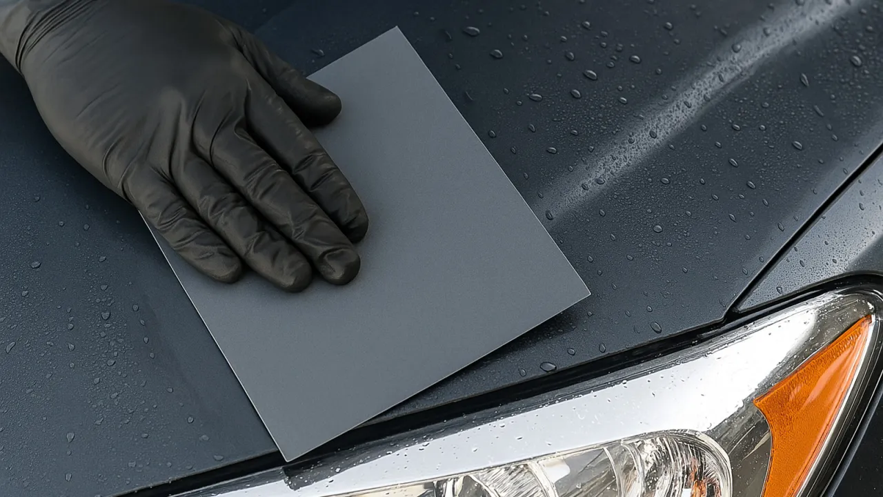 Błędy szlifowania lakieru samochodowego klocek szlifierski