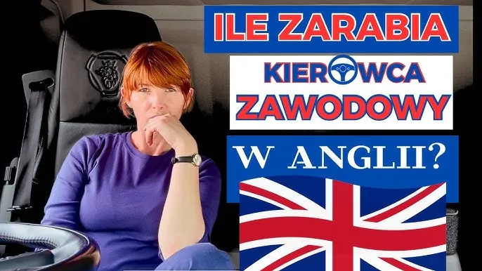 kierowca ciężar&oacute;wki Wielka Brytania zarobki